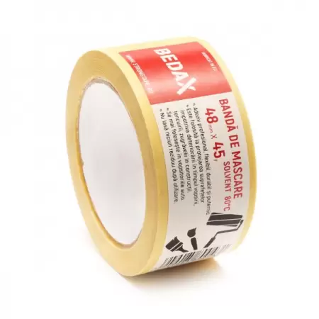 Banda hartie autoadeziva 48x50 bedax solvent 80*-1