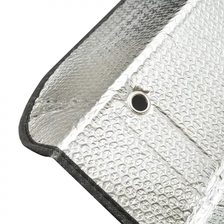 Parasolar parbriz 130x60cm folie aluminiu ventuze -2