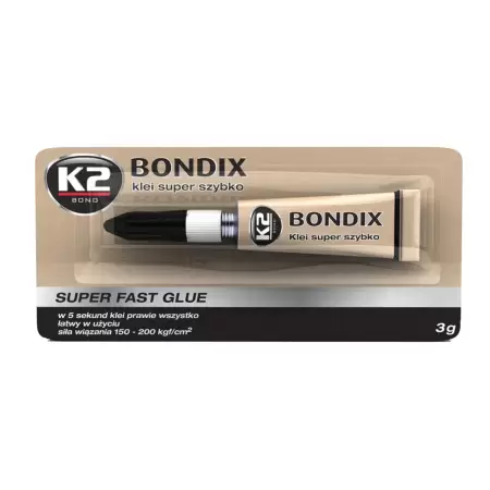 K2 Super glue Bondix 3gr universal /12B-1 K2 Super glue Bondix 3gr universal /12B-1