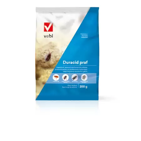 Duracid 200gr praf pentru purici-1