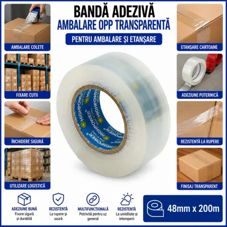 Banda scotch transp. autoadeziva 50x200M -3