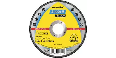 Disc klingspor 115x1 A660 R supra inox 328905      -1