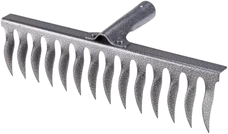 Grebla 14 dinti rasuciti gri carbon FI-25                   -1