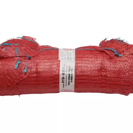 Sac plasa 60x40cm tip Raschel pt legume 20Kg rosu -100b/leg-3