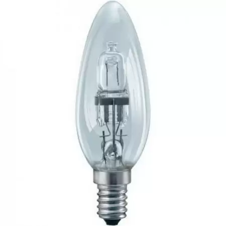 Bec lumanare E14 halogen 28W-1