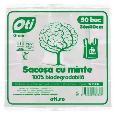 Pungi maieu bio albe 3kg 36X40 50b/set-1 Pungi maieu bio albe 3kg 36X40 50b/set-1