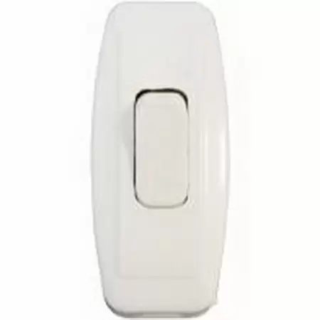 Intrerupator pe fir alb cu buton comtec-1