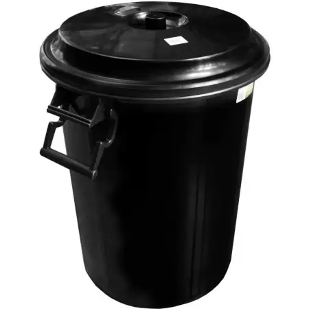 Cos negru de 50L multifunctional  31249-2