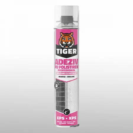 Spuma lipit polistiren 700ml pistol Tiger           -1