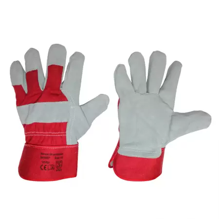 Manusi lacatus piele rosii BK90007-1 Manusi lacatus piele rosii BK90007-1