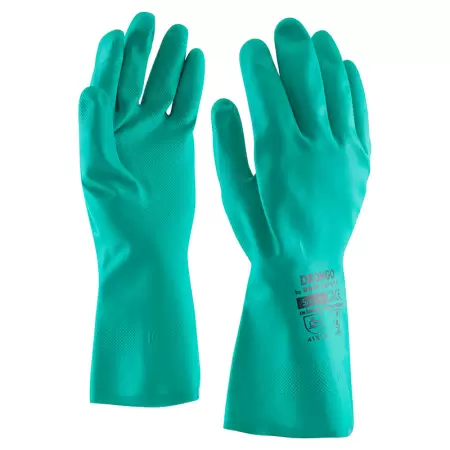 Manusi nitril rezistent chimic verde L-30cm /12B -1 Manusi nitril rezistent chimic verde L-30cm /12B -1