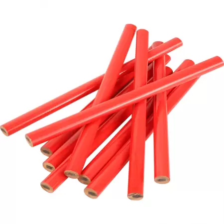 Creion tamplar rosu  12buc/set  -1