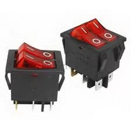 Intrerup. + led dublu rosu 02-546-1