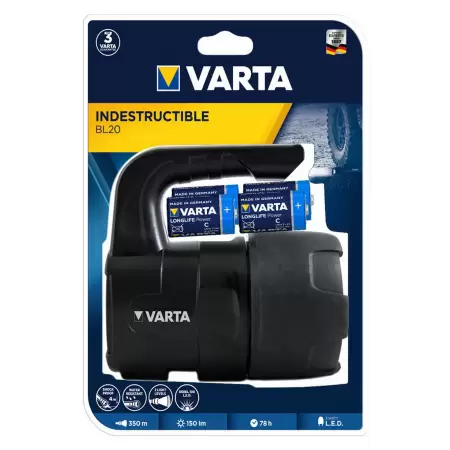 Lanterna led indestr. 3W (INCL.4C) varta 18750-2