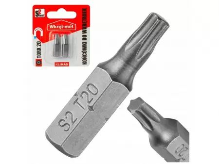 Bit torx  T-20  2buc/set  Wkret-met-1