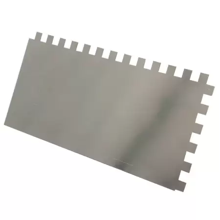 Gletiera dintata inox 8mm 280x130mm-2