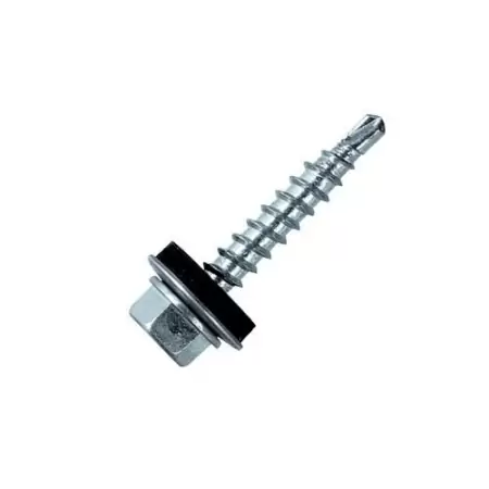 Surub din 7504K + saiba epdm 4.8x45 ZN OC METAL     -1