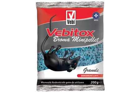 Vebitox minipellet albastru 5KG (25buc x 200GR) la cutie de carton     -1