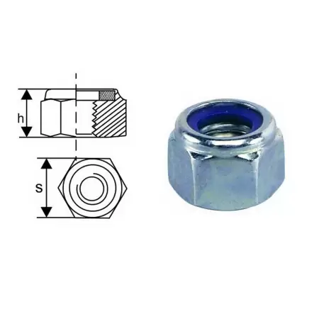 Piulita din985 cu autoblocare M-6-2