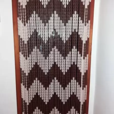 Perdea usa  90x200  plastic bicolor-1