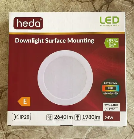 Aplica led rotunda 24W PT D-300 heda CCT *inclus timbru verde-1