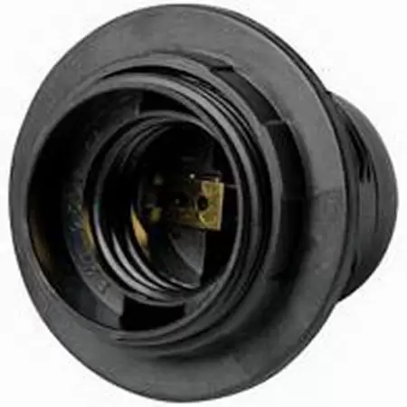 Dulie baghelita E27 neagra + 2inele M10   16-001111-2