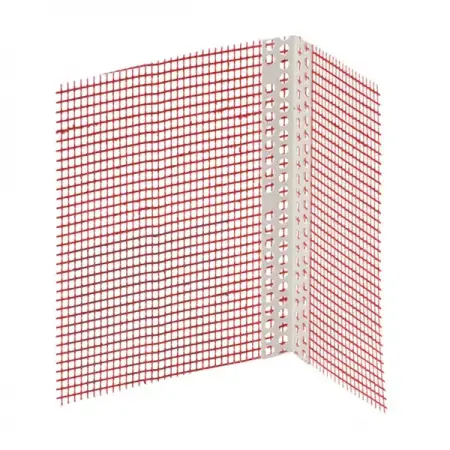 Coltar pvc 2.5M cu plasa rosie 10x15cm Baumit-1