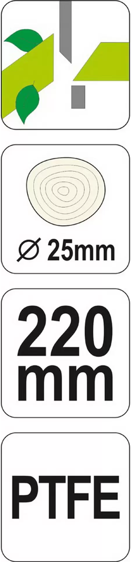 YT-8801 Foarfeca pomi  220mm  taie-25mm-3 YT-8801 Foarfeca pomi  220mm  taie-25mm-3