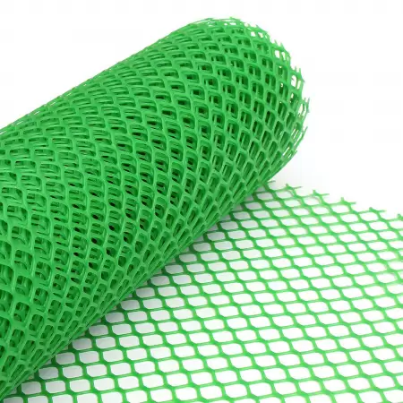 Plasa plastic pui verde hexagon  1.2x25M    -1