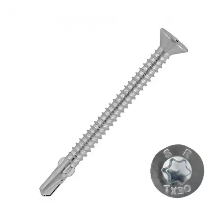 Surub din 7504PW 6.3x70 zn aripi           -1