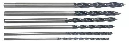 Burghiu lemn set lungi (6 buc/set)  678033-2