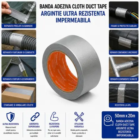 Banda texturata autoadeziva 48x20M-3