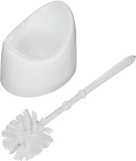 Perie WC alba cu suport  MIK  42055-1