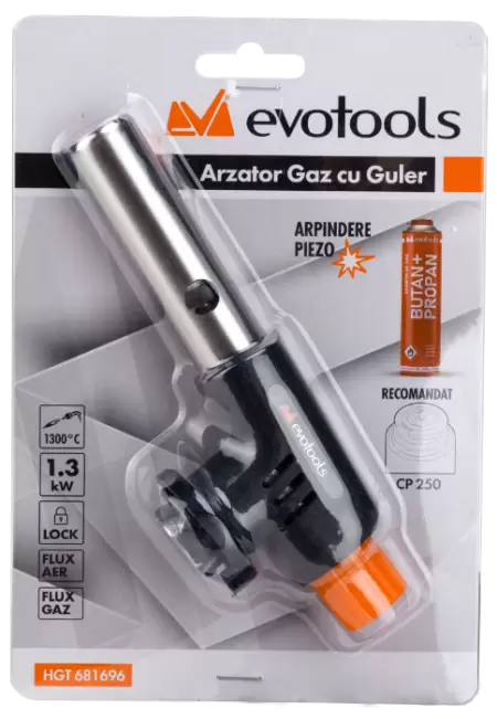 Lampa instalator spray cu guler aprindere Piezo 681696-2 Lampa instalator spray cu guler aprindere Piezo 681696-2