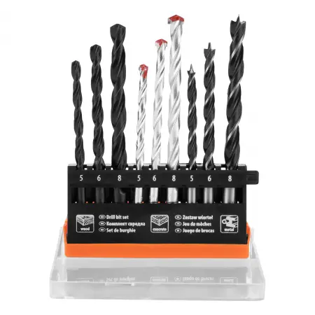 Set burghie metal-beton-lemn 9buc/set Sparta 7250557-1