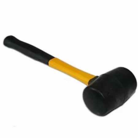 Ciocan cauciuc  750gr  maner fibra sticla negru  B0289-1 Ciocan cauciuc  750gr  maner fibra sticla negru  B0289-1