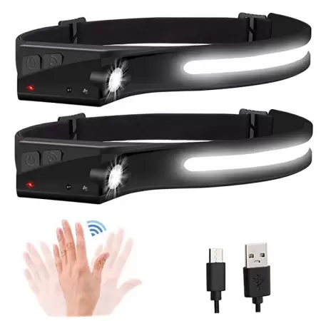 Lanterna de cap led 3W reincar. USB SPN7806                 -2