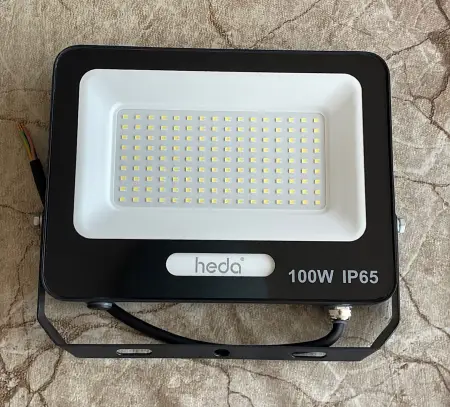 Proiector led 100W rece 230V IP65 9000lm Heda               -1