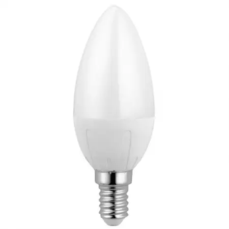 Bec led lumanare E14 7W rece comtec *inclus timbru verde           -1