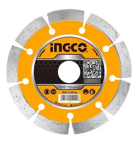 Disc diamantat intrerupt 125 uscat ingco-1