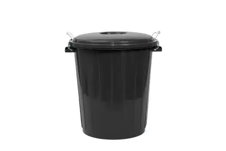 Cos negru de 25L multifunctional cu capac Pamex -1