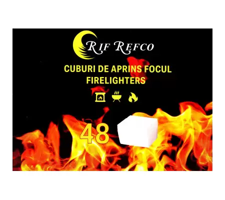 Pastile aprins focul albe Refco 48buc/cut  24cut/bax-1