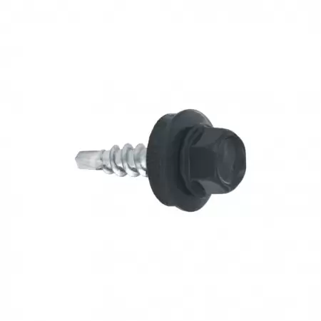 Surub din 7504K + saiba epdm 4.8x19  RAL7016  Metal -1