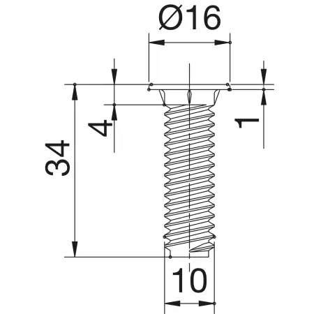Surub picior bucatarie IT    -2