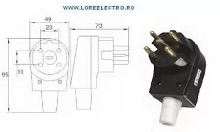 Fisa trifazica 16A rom 8126-000-1
