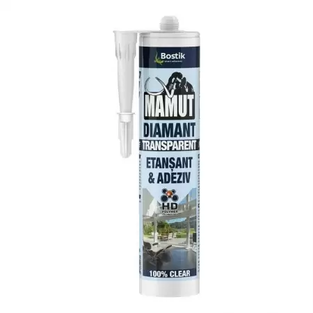 Silicon mamut transparent diamant 290ml /12B     -1