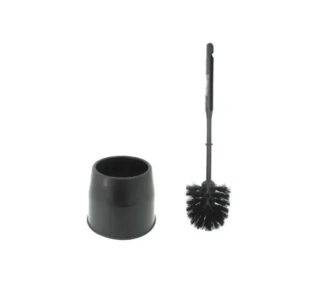 Perie WC neagra cu suport  Pamex-2