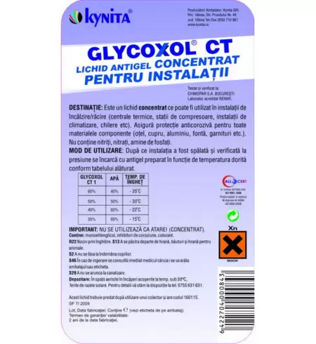 Antigel centrale glicoxol CT 10kg-2 Antigel centrale glicoxol CT 10kg-2